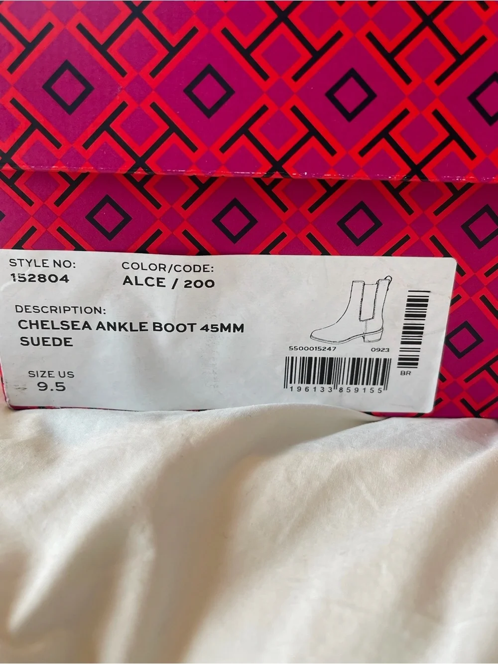 Tory Burch Suede Chelsea Ankle Boots